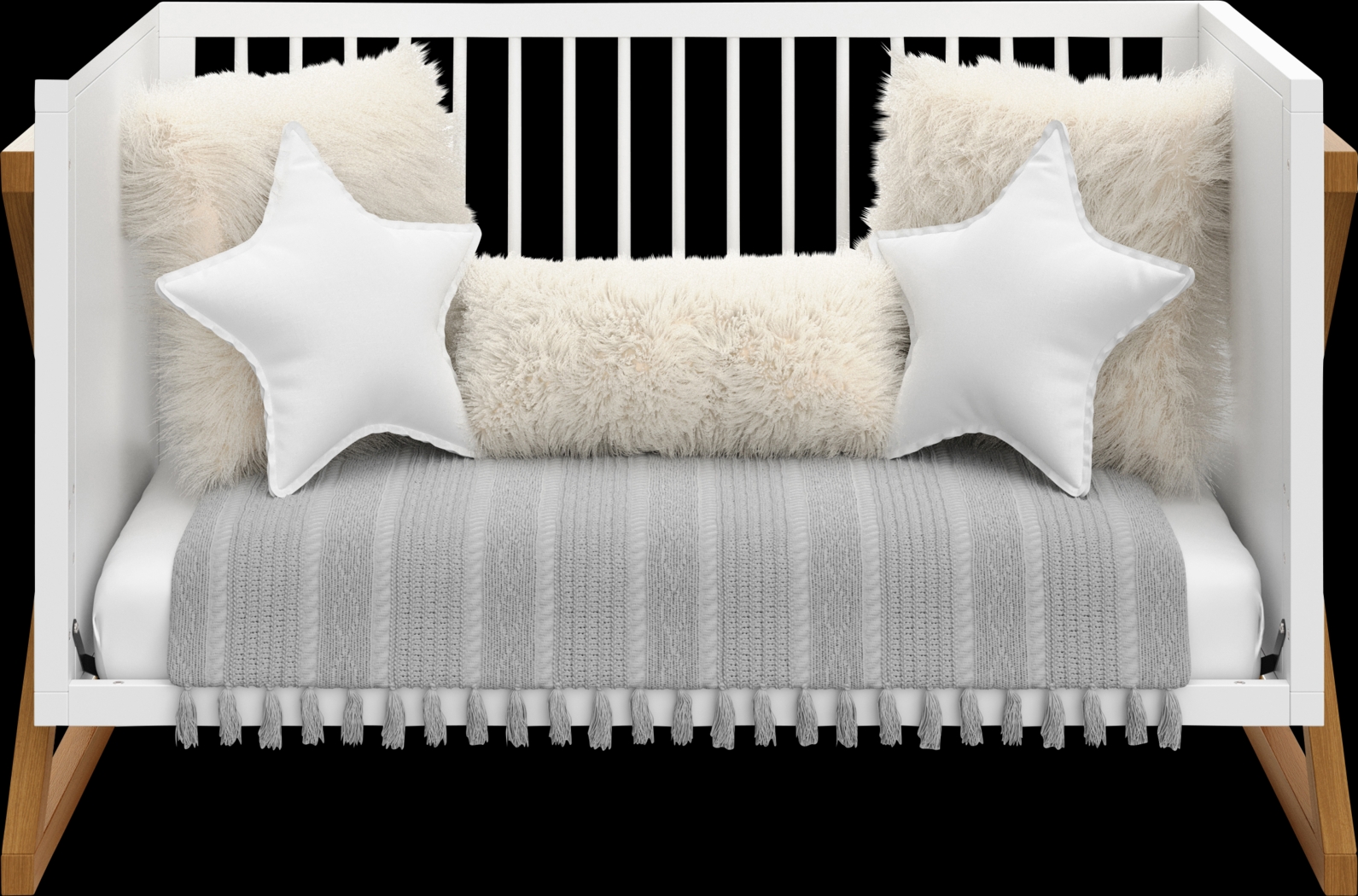 Rastus White Convertible Crib - Thumbnail - Image 6