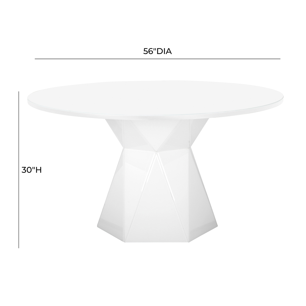 Rathton White Dining Table - Thumbnail - Image 5