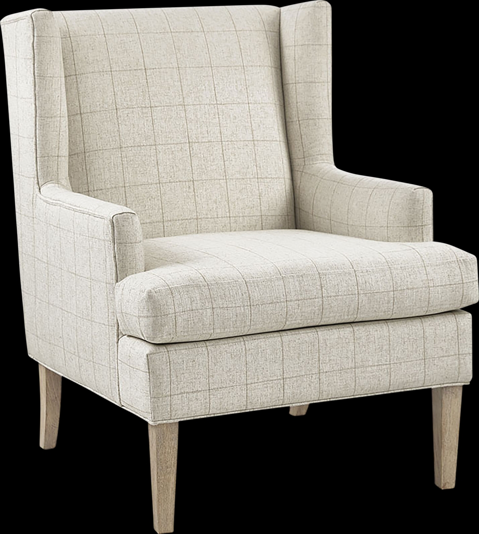 Raum Beige Accent Chair - Thumbnail - Image 1