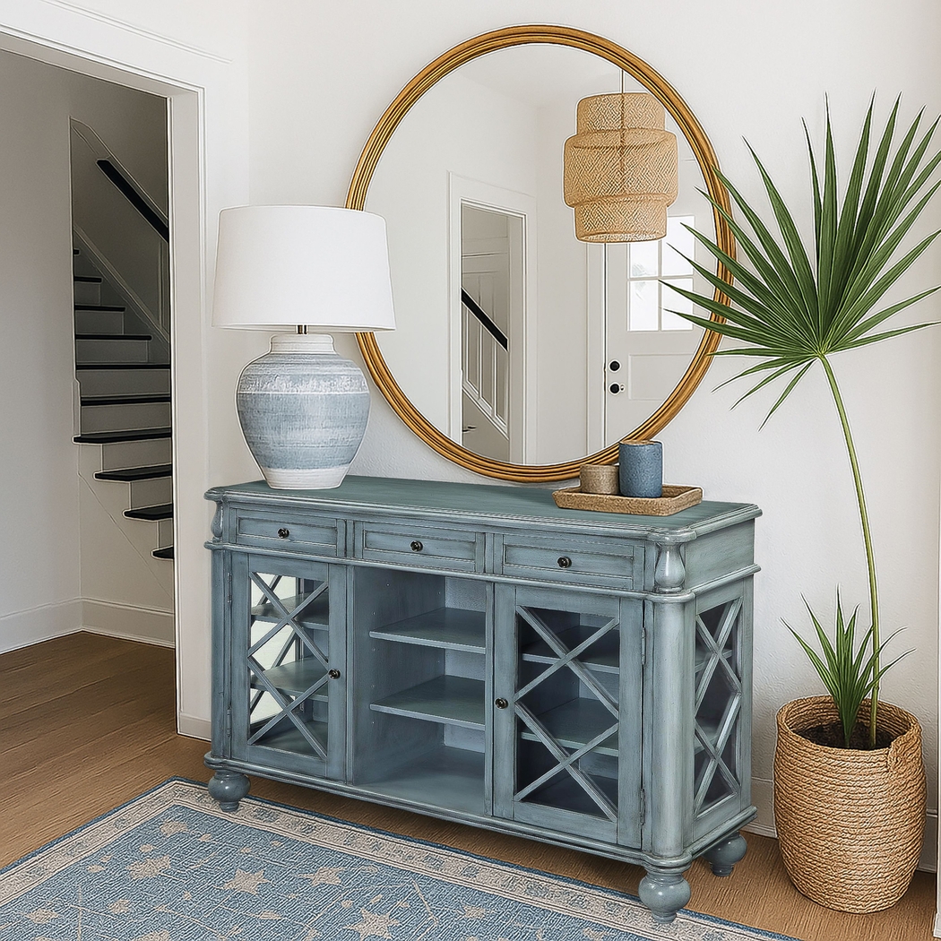 Ravai Gray Accent Cabinet - Thumbnail - Image 3