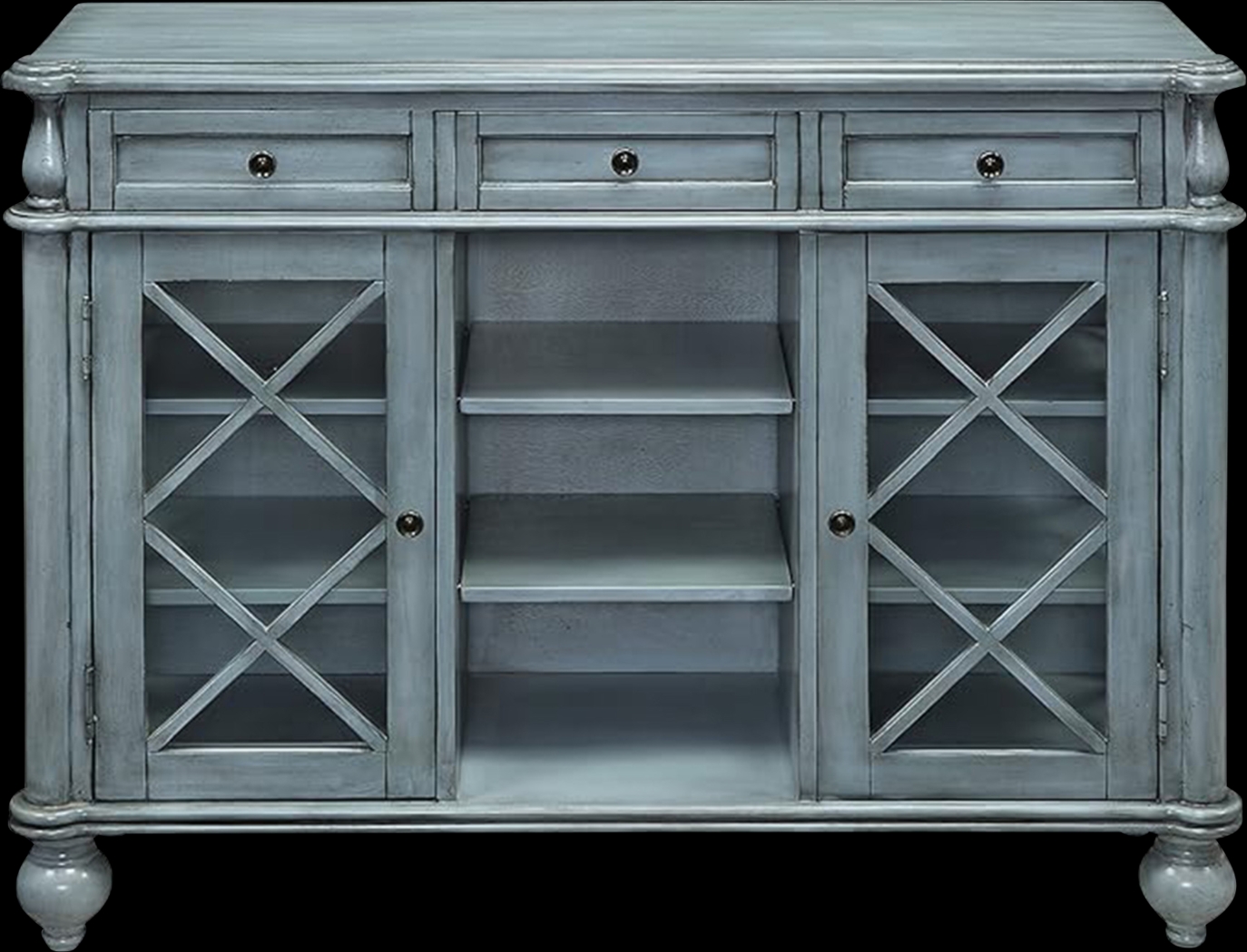 Ravai Gray Accent Cabinet - Thumbnail - Image 1