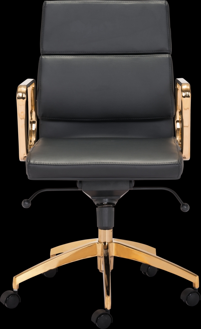 Ravanna Black Desk Chair - Thumbnail - Image 4