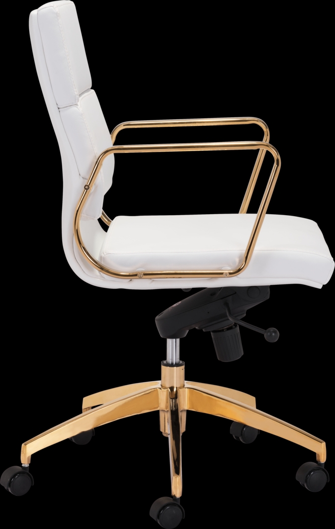 Ravanna White Desk Chair - Thumbnail - Image 4