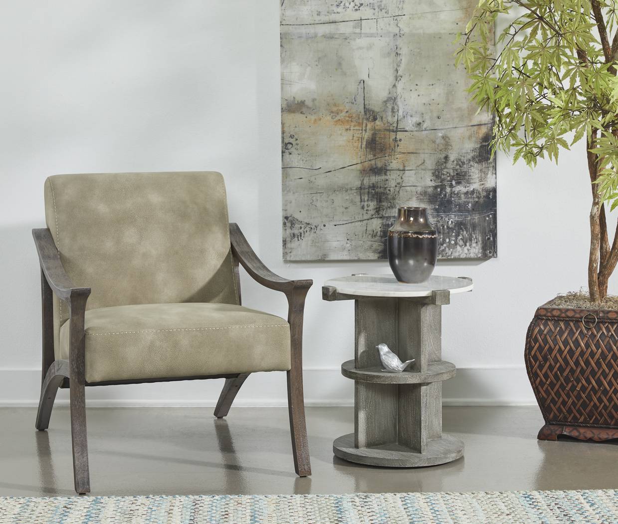 Ravenal Tan Accent Chair - Thumbnail - Image 3