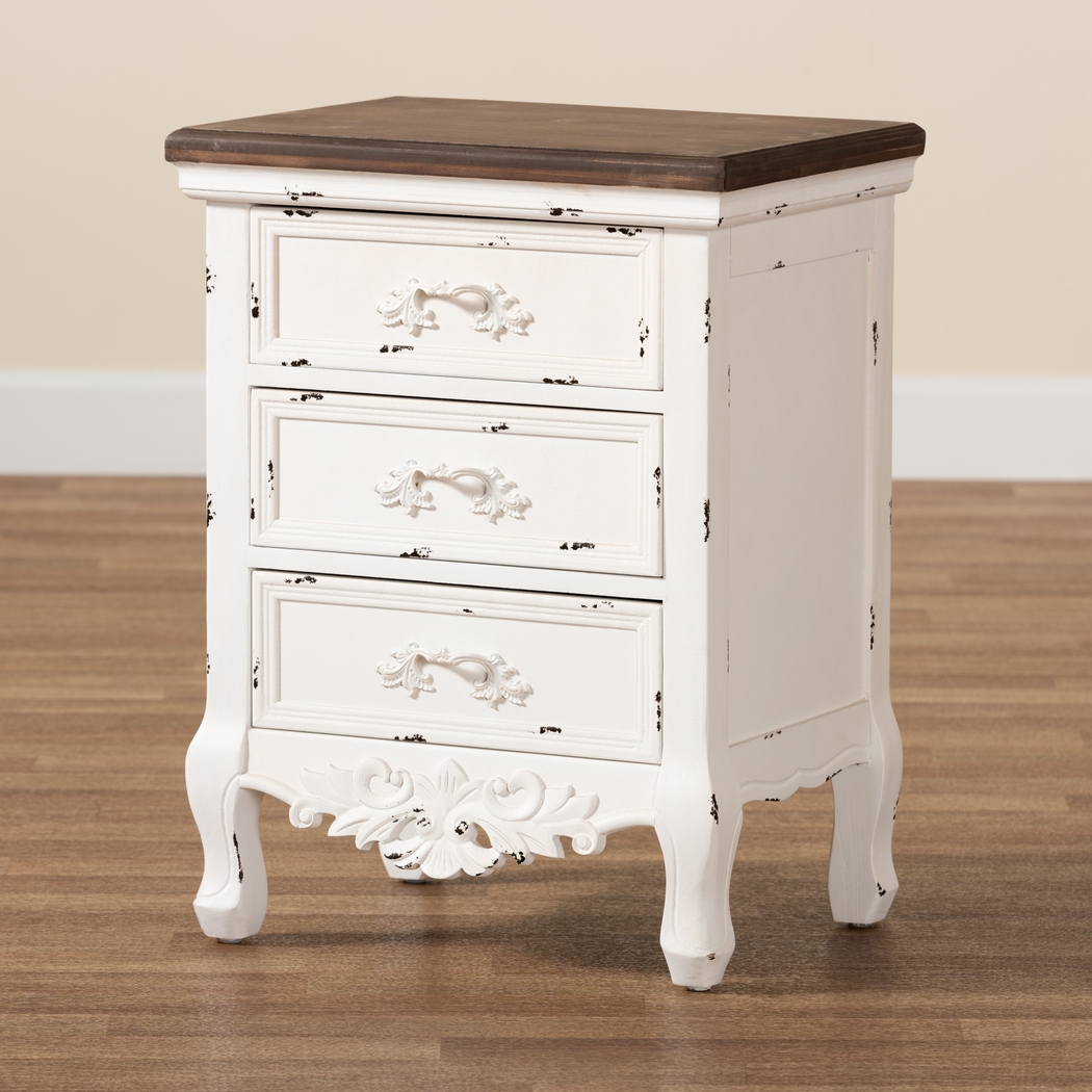 Raveneaux White Nightstand - Thumbnail - Image 8