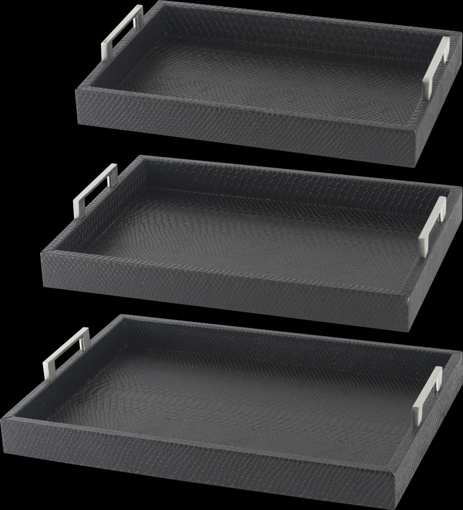 Ravenex Charcoal Tray, Set of 3 - Thumbnail - Image 1