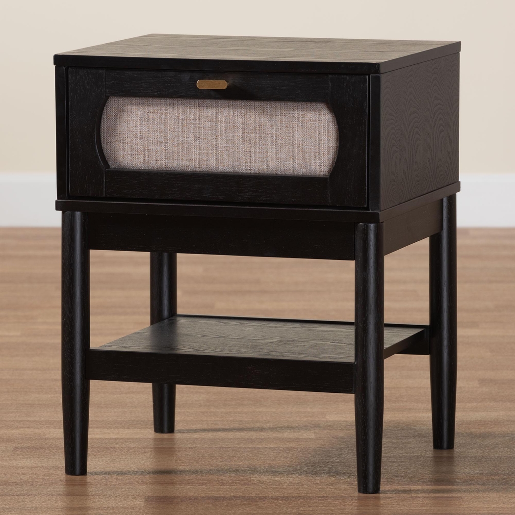 Ravenfly Black Nightstand - Thumbnail - Image 2