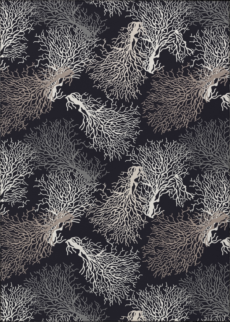 Ravenglen Black 3' x 5' Rug - Thumbnail - Image 1