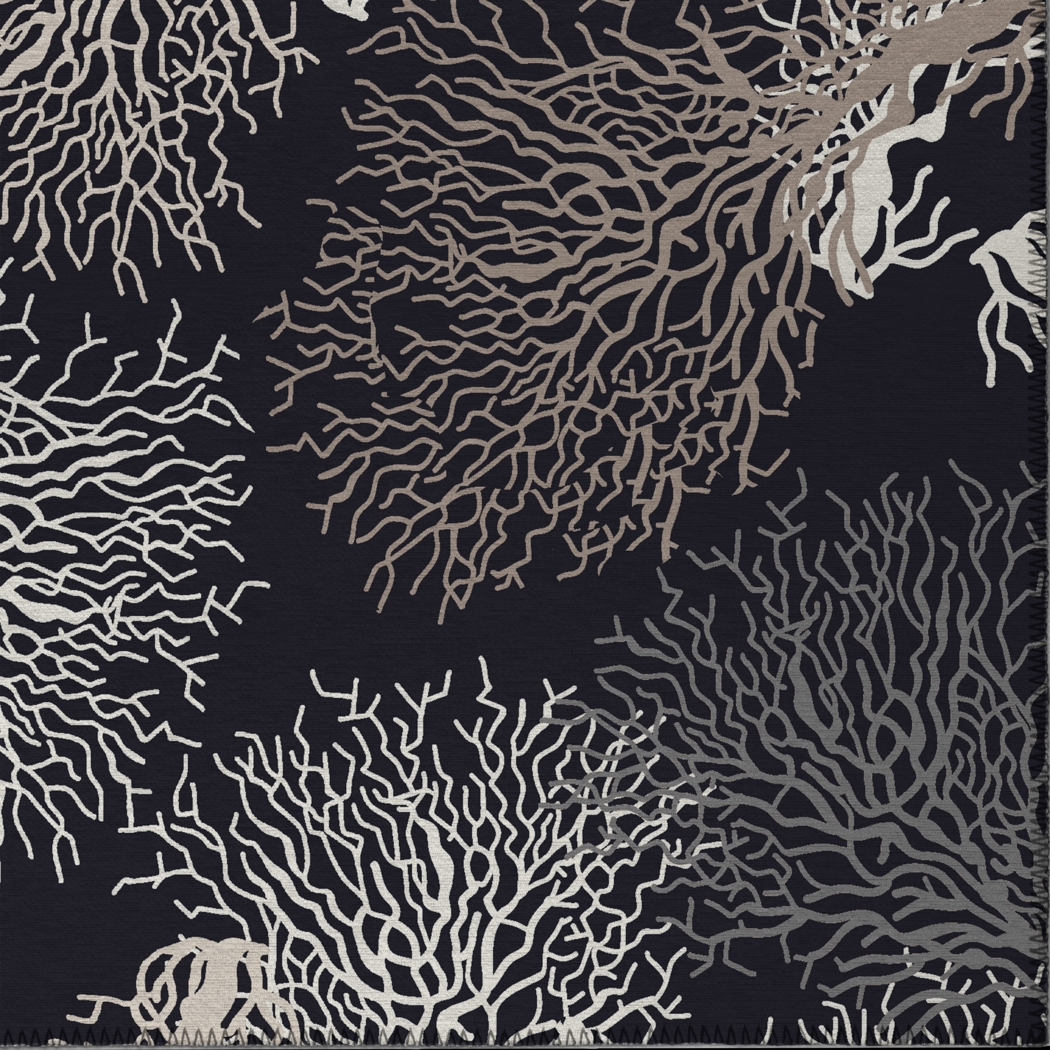 Ravenglen Black 5' x 8' Rug - Thumbnail - Image 3