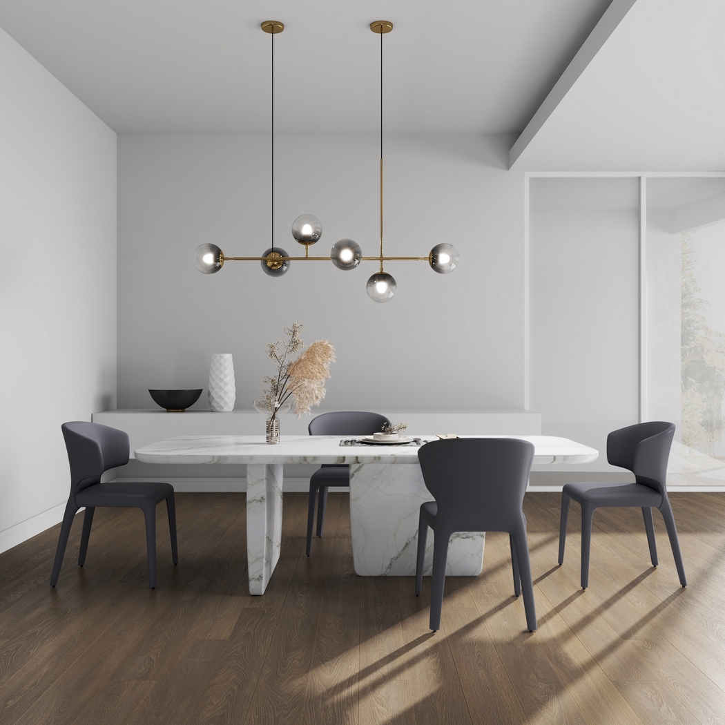 Ravennite I Gray Side Chair, Set of 2 - Thumbnail - Image 2