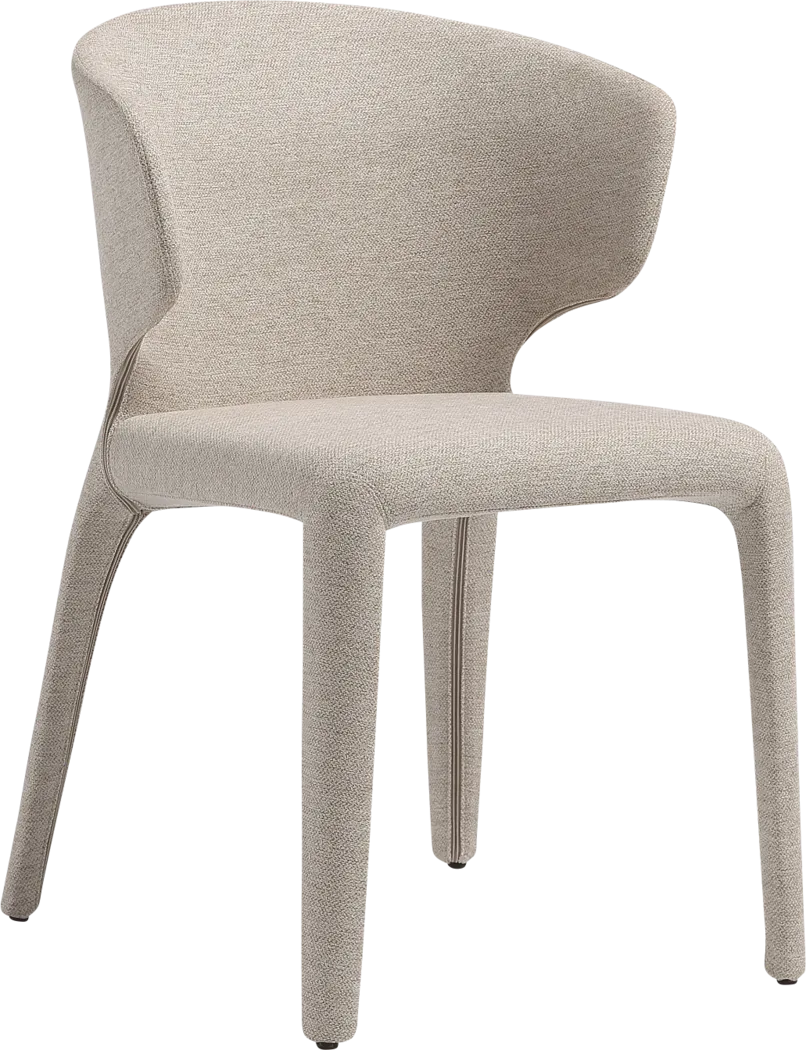Ravennite II Beige Side Chair, Set of 2 - Thumbnail - Image 7