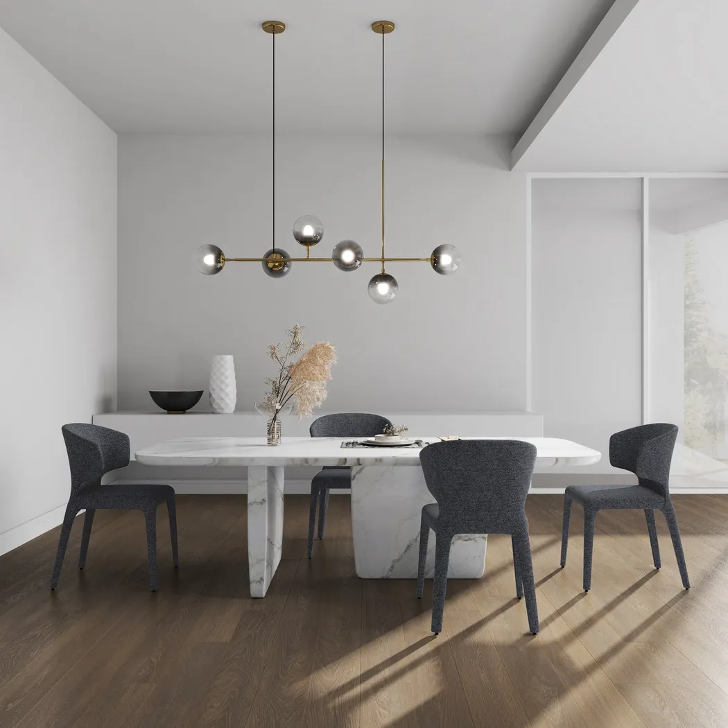 Ravennite II Gray Side Chair, Set of 2 - Thumbnail - Image 2