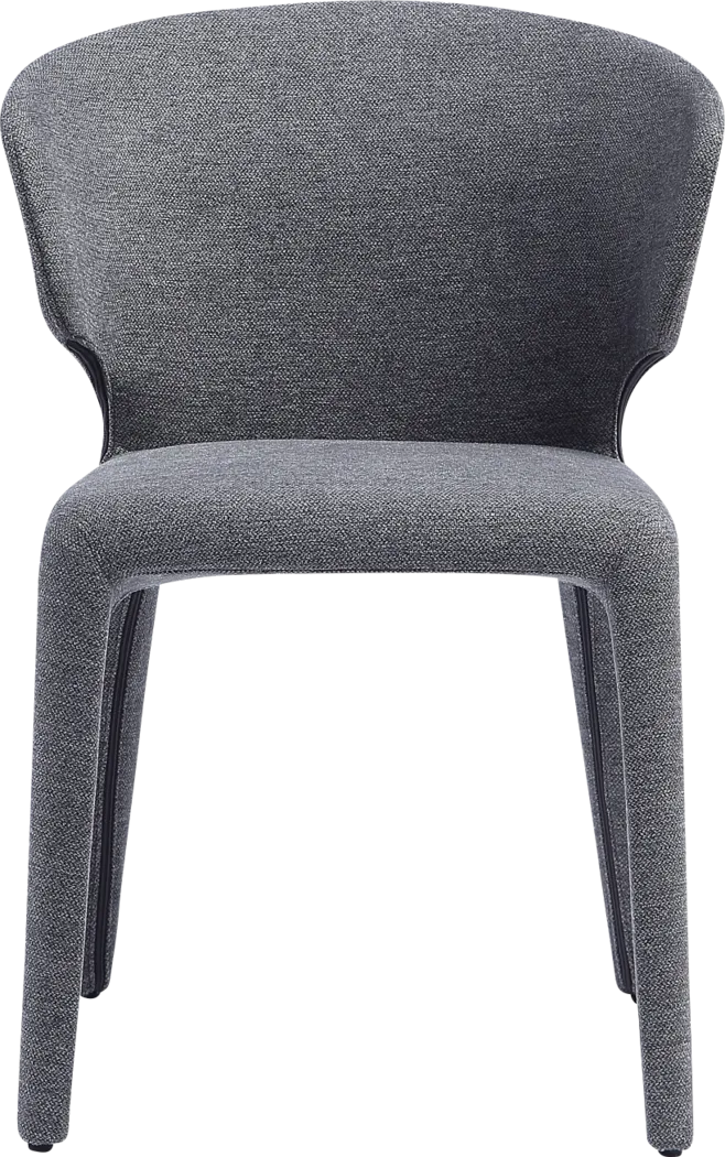 Ravennite II Gray Side Chair, Set of 2 - Thumbnail - Image 3