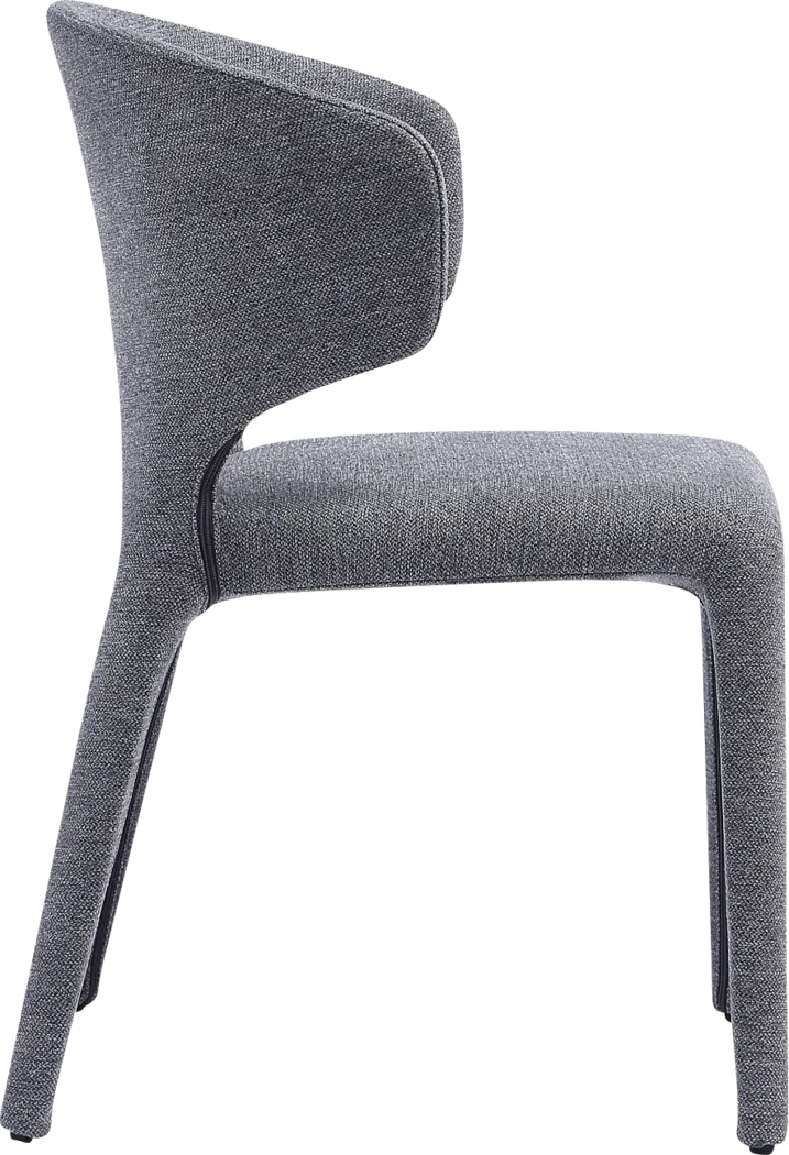 Ravennite II Gray Side Chair, Set of 2 - Thumbnail - Image 7