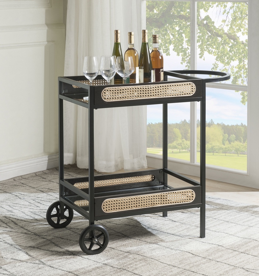 Ravensaide Black Bar Cart - Thumbnail - Image 2