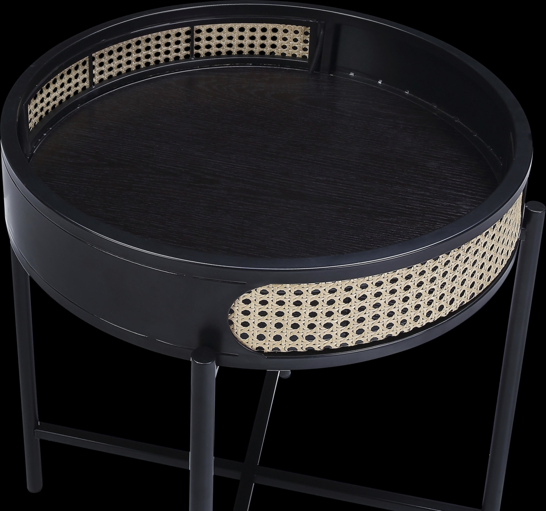 Ravensaide Black End Table - Thumbnail - Image 3