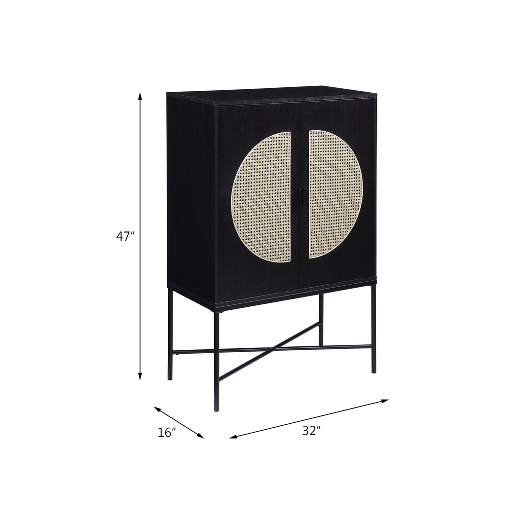 Ravensaide Black Wine Cabinet - Thumbnail - Image 8