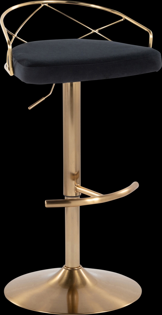 Ravensburg II Black Adjustable Barstool, Set of 2 - Thumbnail - Image 7