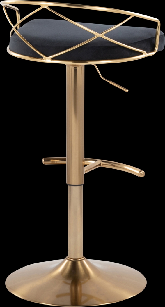 Ravensburg II Black Adjustable Barstool, Set of 2 - Thumbnail - Image 8