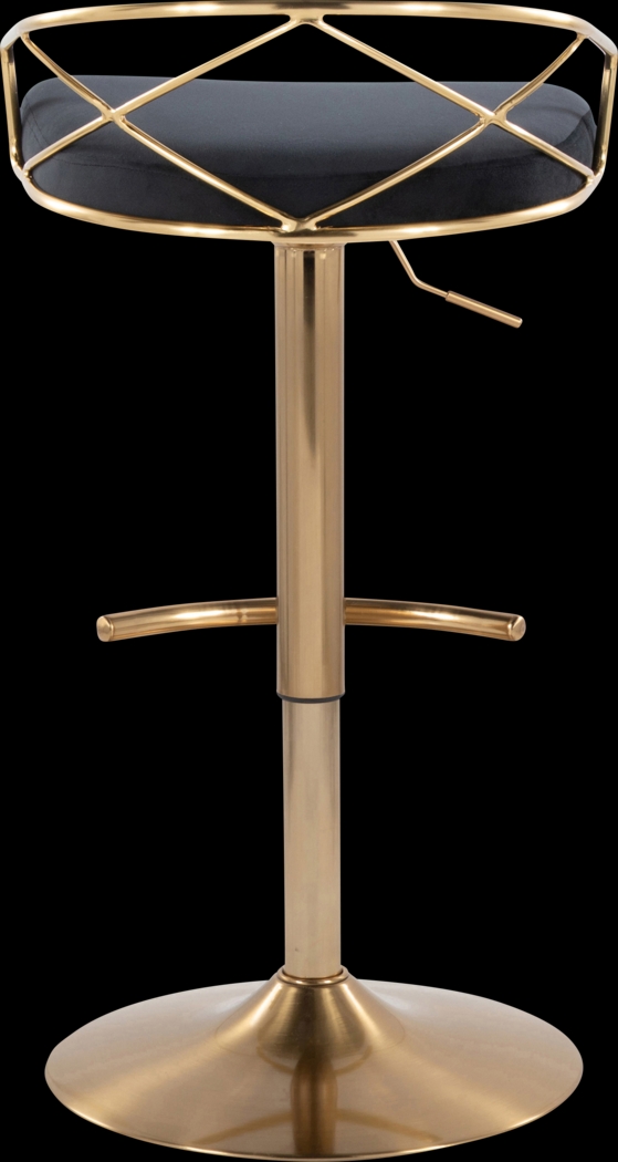 Ravensburg II Black Adjustable Barstool, Set of 2 - Thumbnail - Image 9