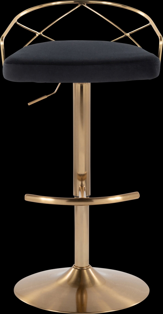 Ravensburg II Black Adjustable Barstool, Set of 2 - Thumbnail - Image 10