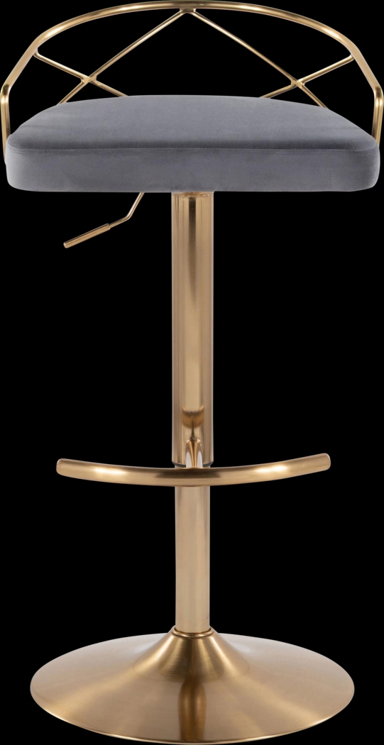 Ravensburg II Gray Adjustable Barstool, Set of 2 - Thumbnail - Image 8