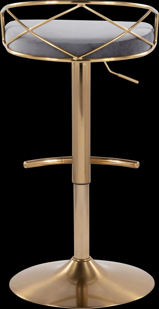 Ravensburg II Gray Adjustable Barstool, Set of 2 - Thumbnail - Image 9