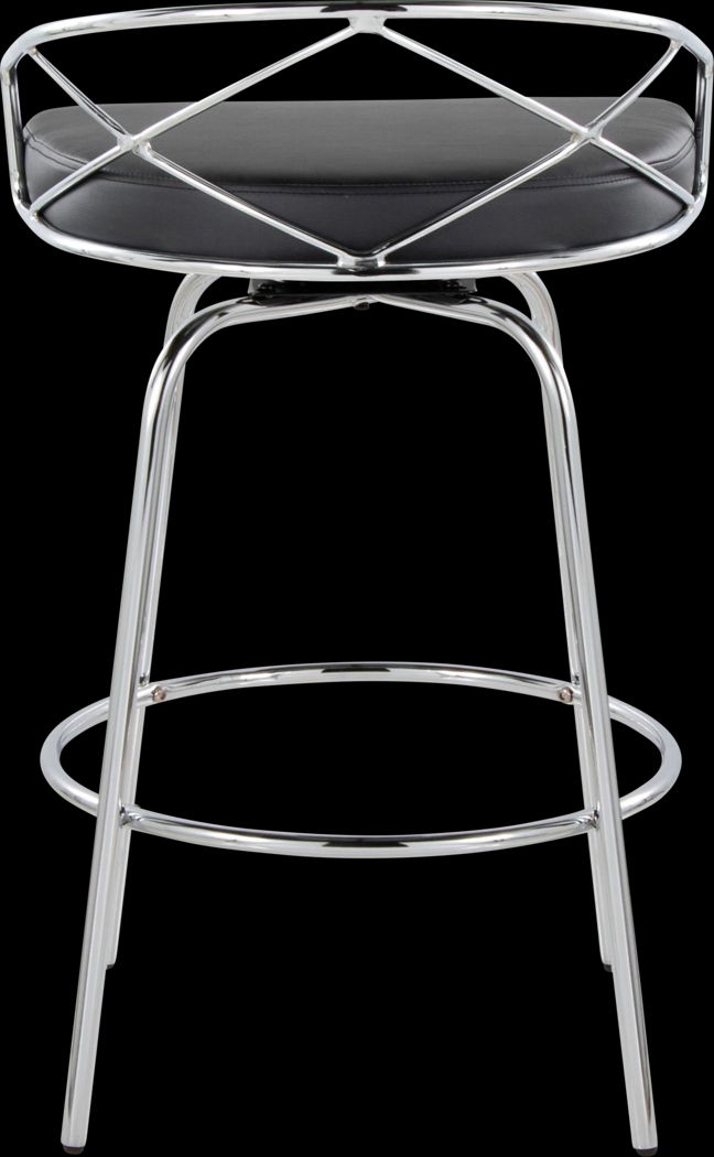 Ravensburg III Black Swivel Counter Height Stool, Set of 2 - Thumbnail - Image 11