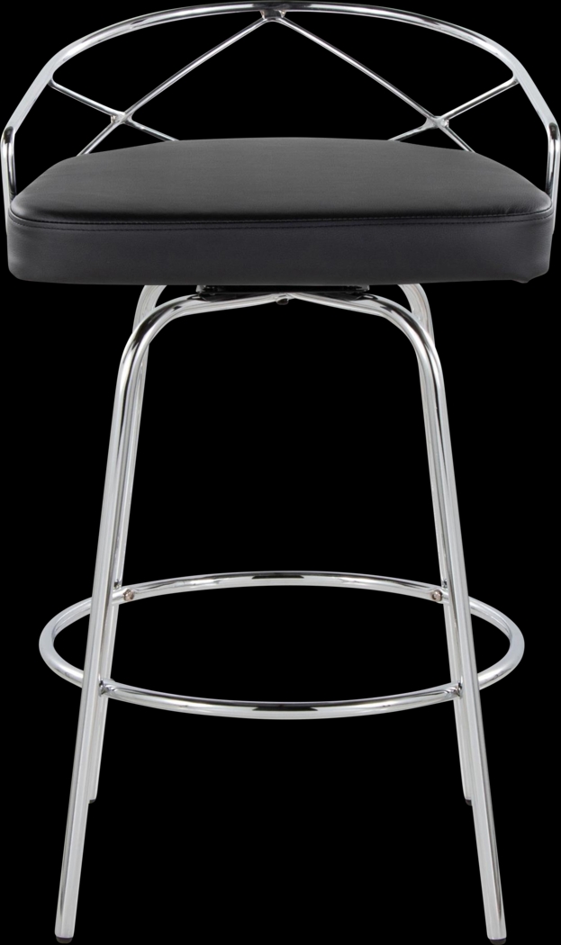 Ravensburg III Black Swivel Counter Height Stool, Set of 2 - Thumbnail - Image 12