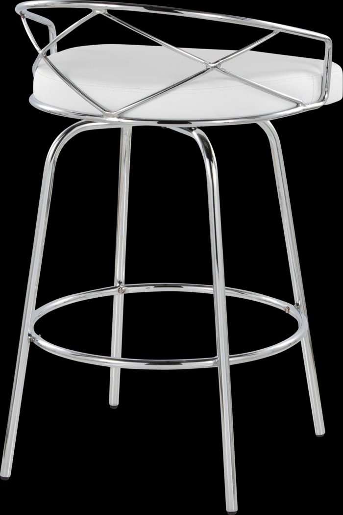 Ravensburg III White Swivel Counter Height Stool, Set of 2 - Thumbnail - Image 10