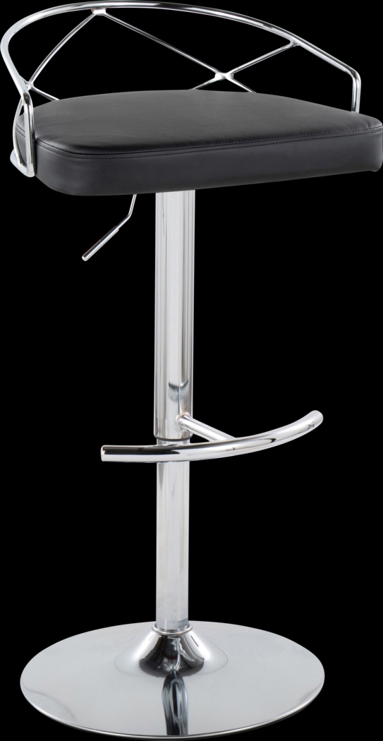 Ravensburg IV Black Adjustable Barstool, Set of 2 - Thumbnail - Image 6