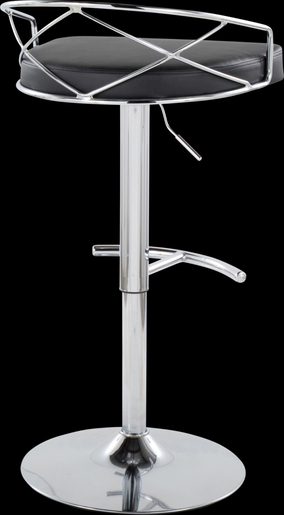 Ravensburg IV Black Adjustable Barstool, Set of 2 - Thumbnail - Image 8