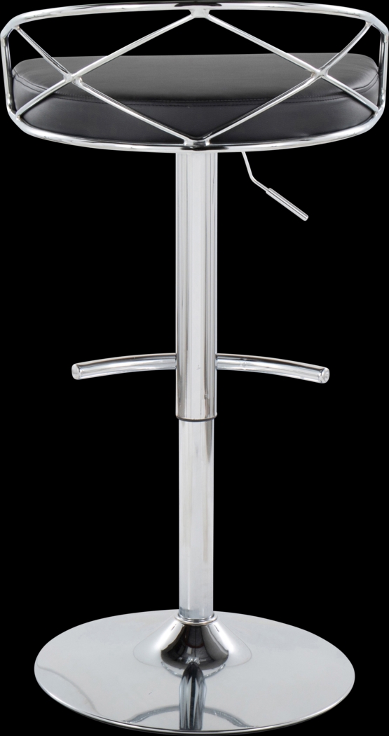 Ravensburg IV Black Adjustable Barstool, Set of 2 - Thumbnail - Image 9