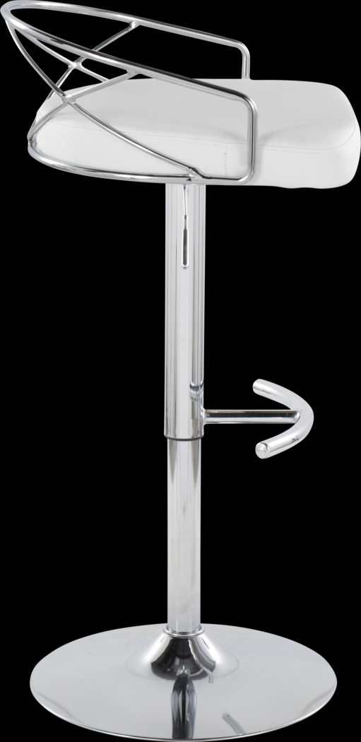 Ravensburg IV White Adjustable Barstool, Set of 2 - Thumbnail - Image 7