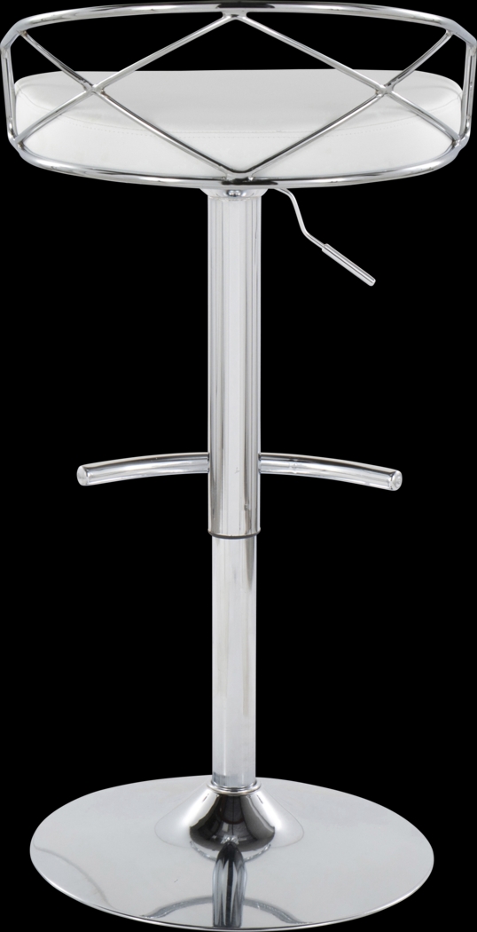 Ravensburg IV White Adjustable Barstool, Set of 2 - Thumbnail - Image 9