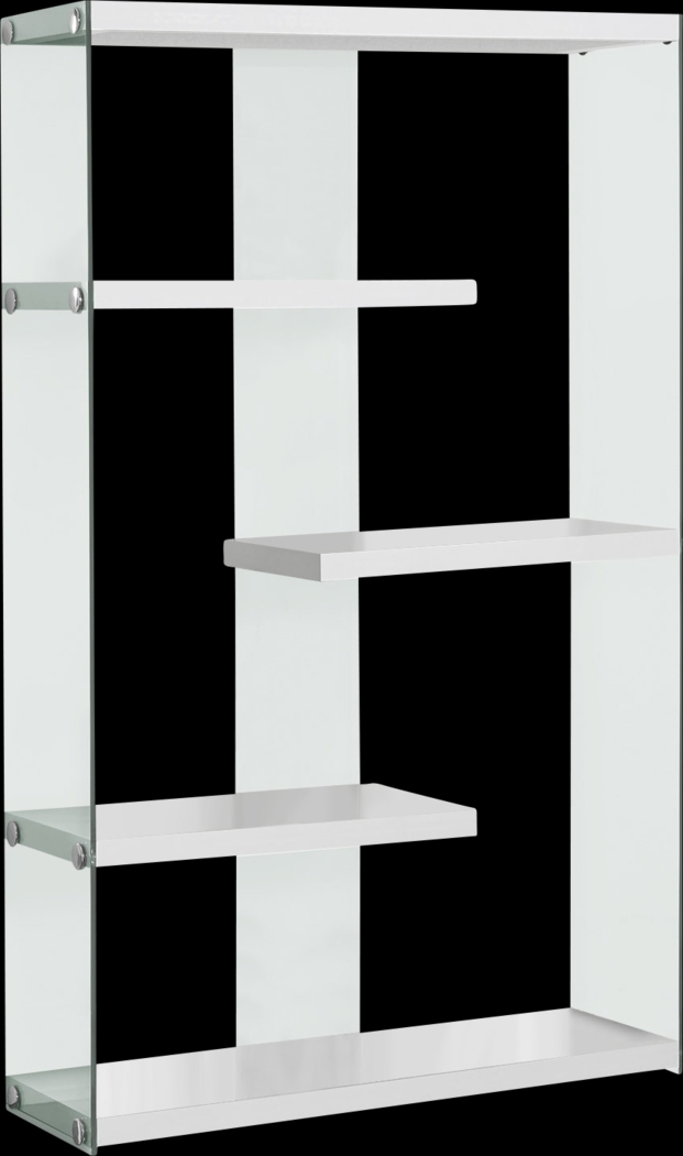 Ravine White Bookcase - Thumbnail - Image 1
