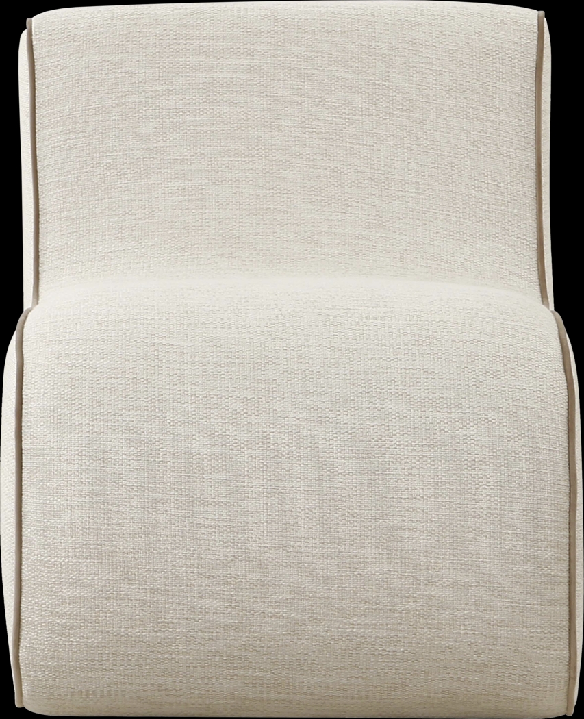 Rawding Cream Accent Chair - Thumbnail - Image 3