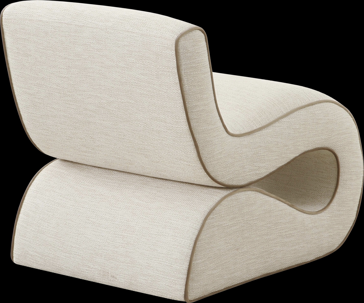 Rawding Cream Accent Chair - Thumbnail - Image 4
