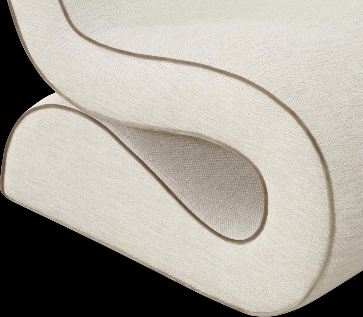 Rawding Cream Accent Chair - Thumbnail - Image 5