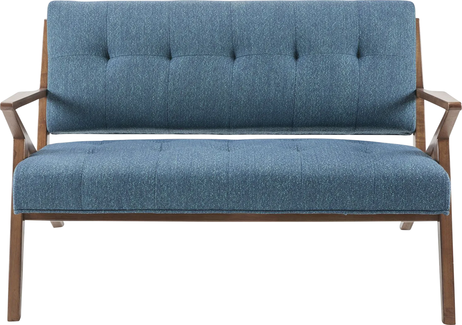Rawlins Blue Settee - Thumbnail - Image 2