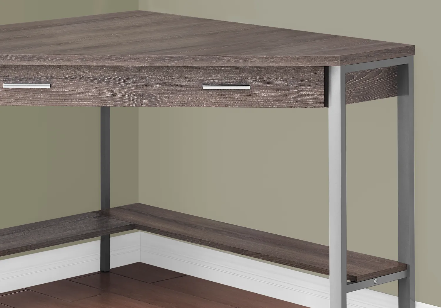 Raychester Taupe Desk - Thumbnail - Image 3