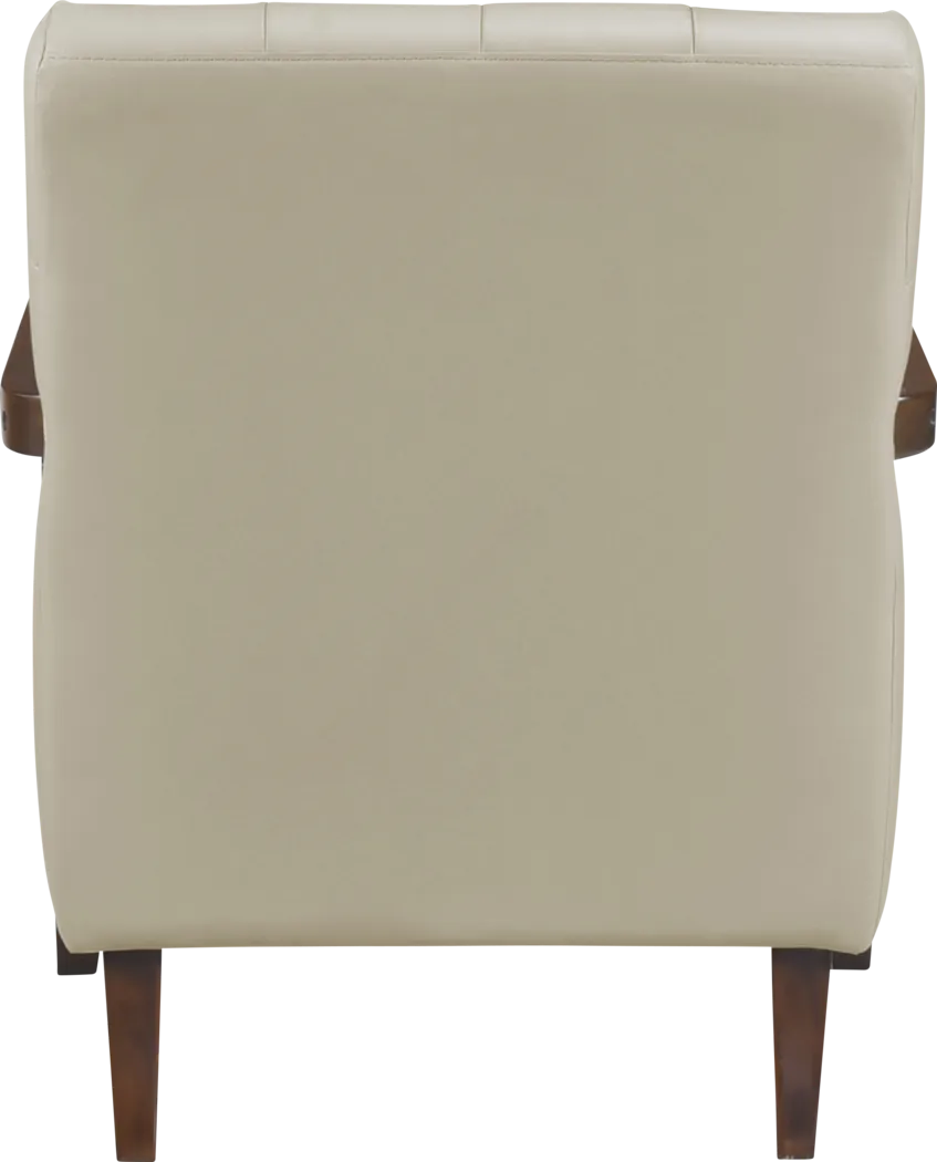 Raydn Beige Accent Chair - Thumbnail - Image 3
