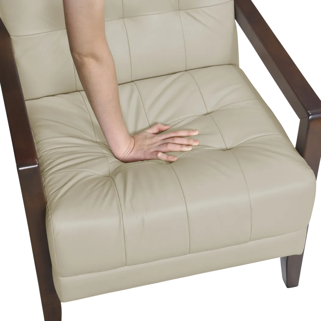 Raydn Beige Accent Chair - Thumbnail - Image 6