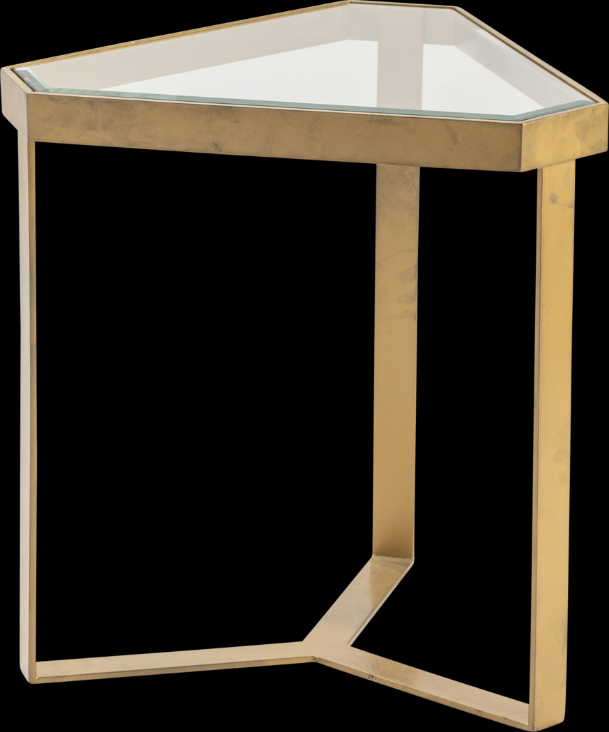 Rayellan Gold Accent Table - Thumbnail - Image 1