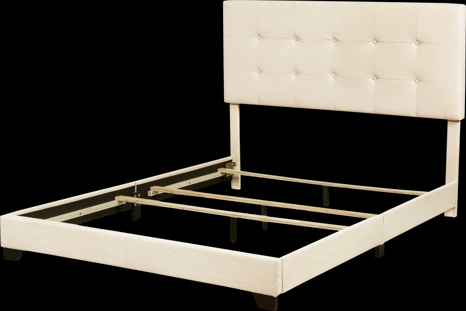 Rayfield Beige Queen Bed - Thumbnail - Image 3