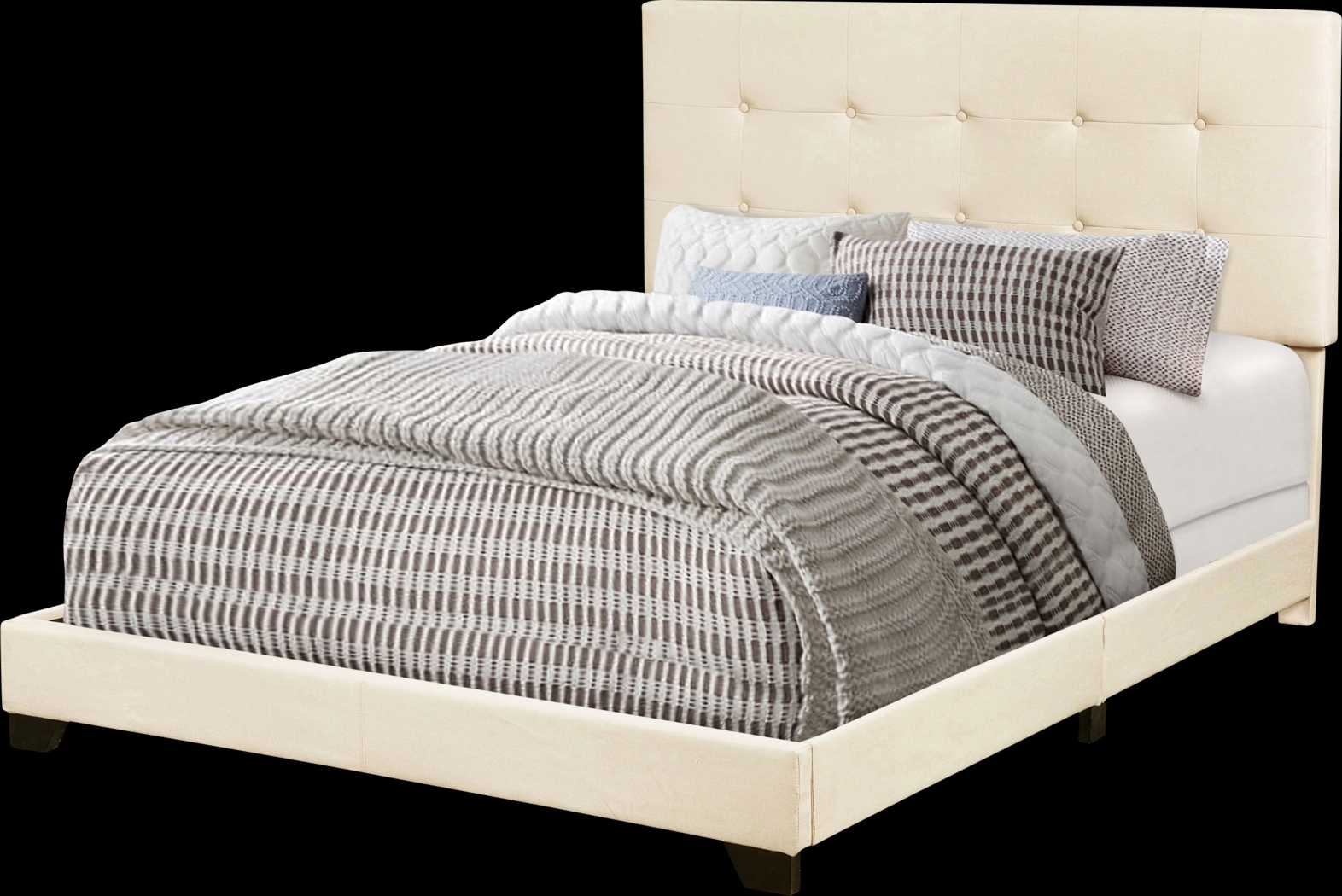 Rayfield Cream King Bed - Thumbnail - Image 3