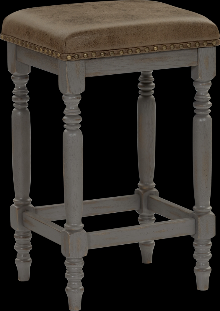 Raylene Gray Counter Stool, Set of 2 - Thumbnail - Image 2