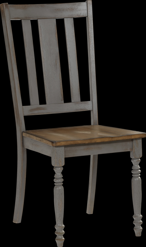 Raylene Gray Dining Chair, Set of 2 - Thumbnail - Image 2