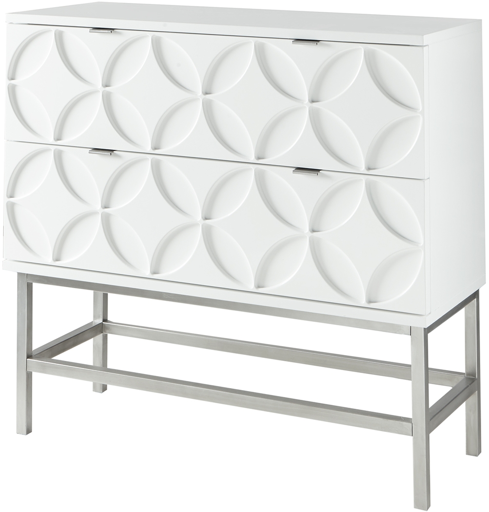 Raymick White Accent Cabinet - Thumbnail - Image 2