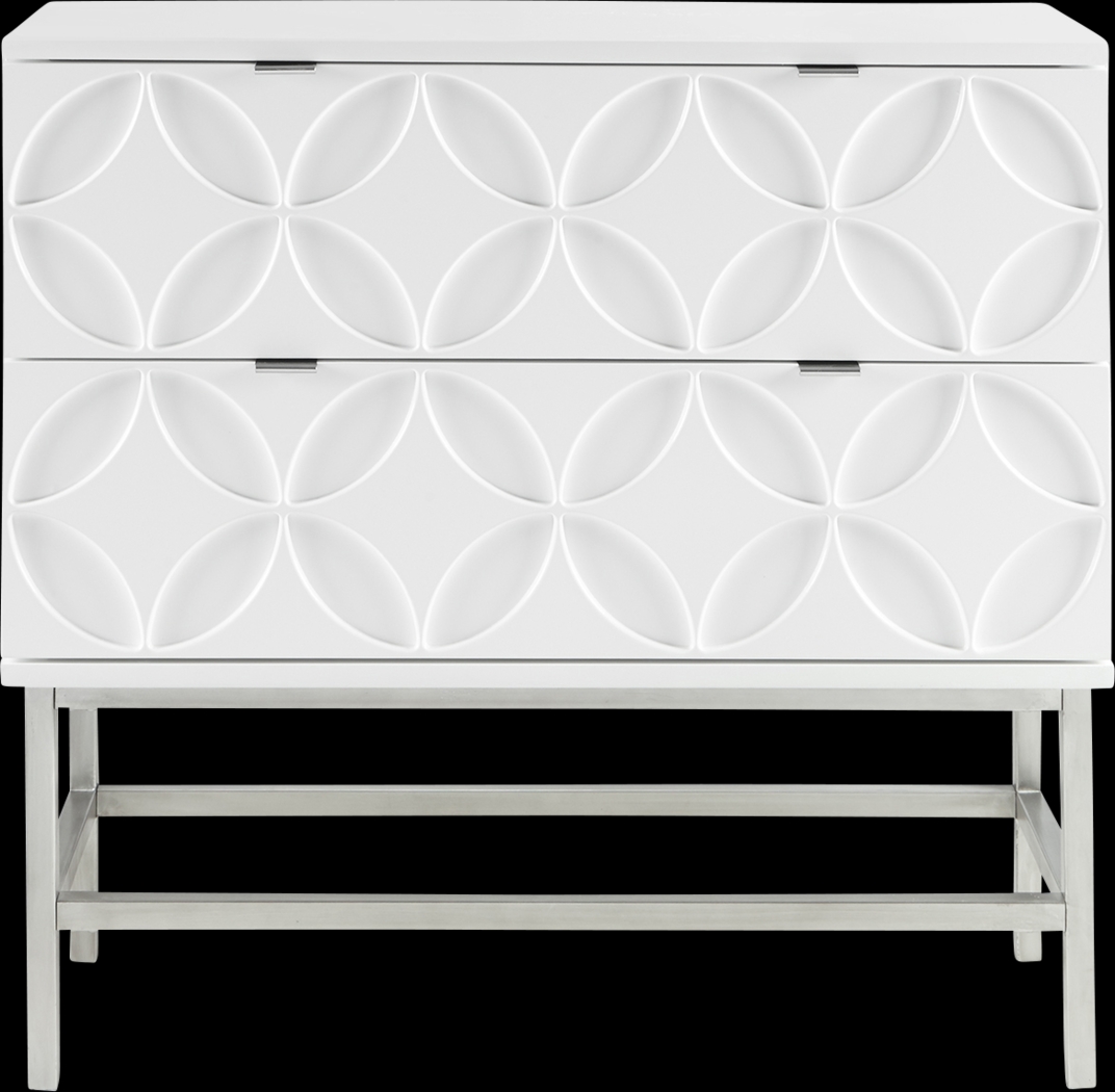 Raymick White Accent Cabinet - Thumbnail - Image 1